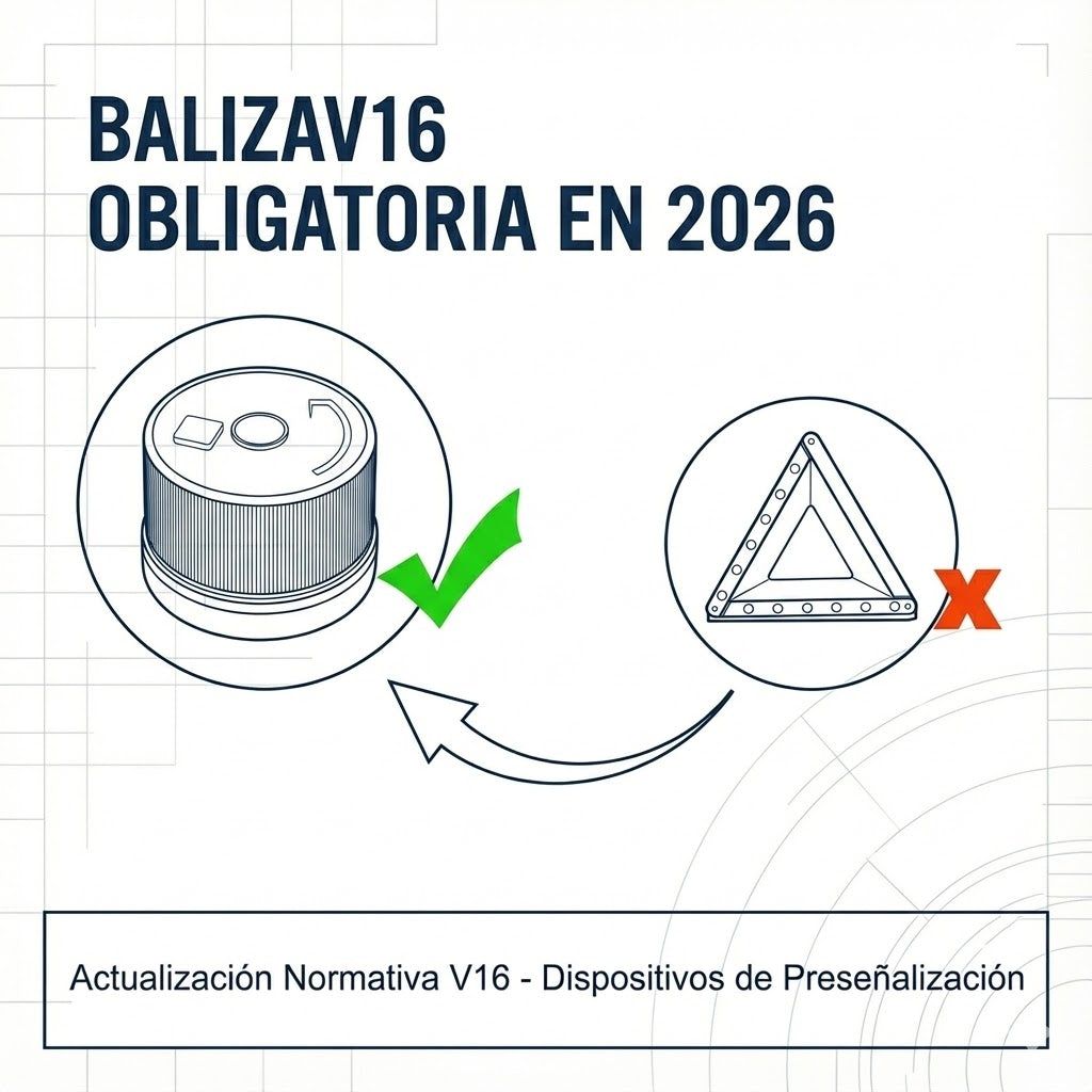 Baliza V16 Conectada DGT 3.0 – Homologada y Geolocalizable